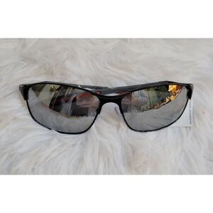 Energy Zone Mirrored Sunglasses Black New 100% UVA Protection Men's Unisex